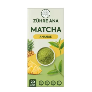 Matcha Ananas Herbata – 20 Saszetek x 8 g | Zielona Herbata + Cehri + Limon