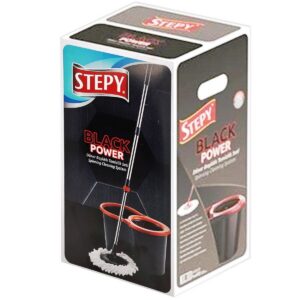 Stepy Black Power mop z mikrofibry