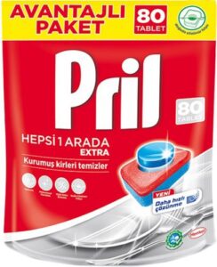 Pril All-in-One Extra tabletki do zmywarki 80 szt
