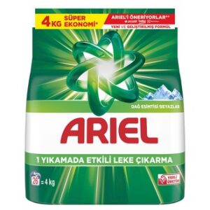 Ariel Mountain Spring proszek do prania tkanin białych 4 kg